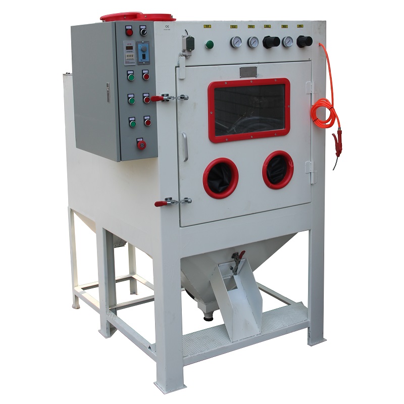 Automatic Tumble Basket Blaster for Batch Production
